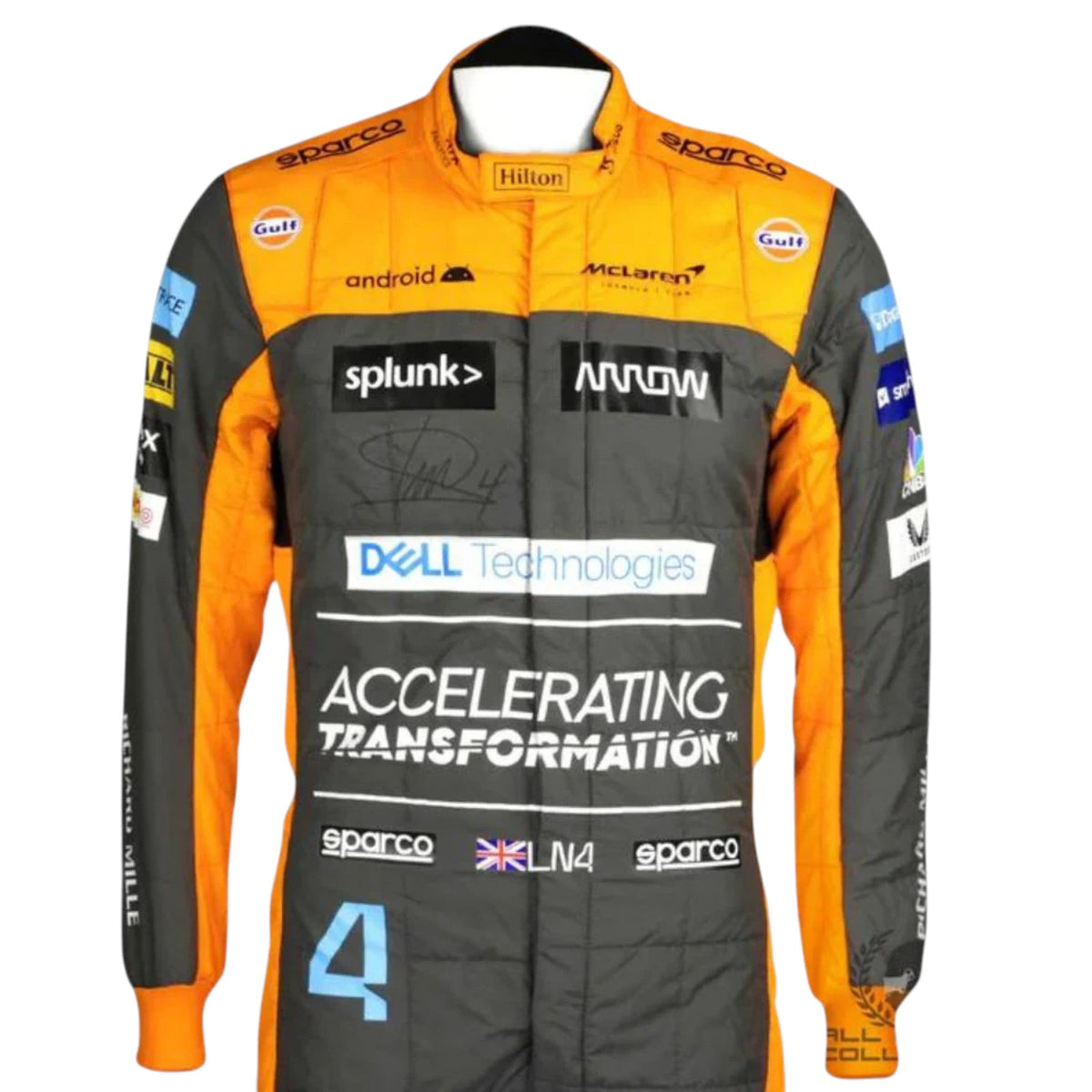 Lando Norris 2022 Mclaren F1 Race Suit - Barirah Racewear image 1