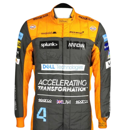 Lando Norris 2022 Mclaren F1 Race Suit - Barirah Racewear image 1