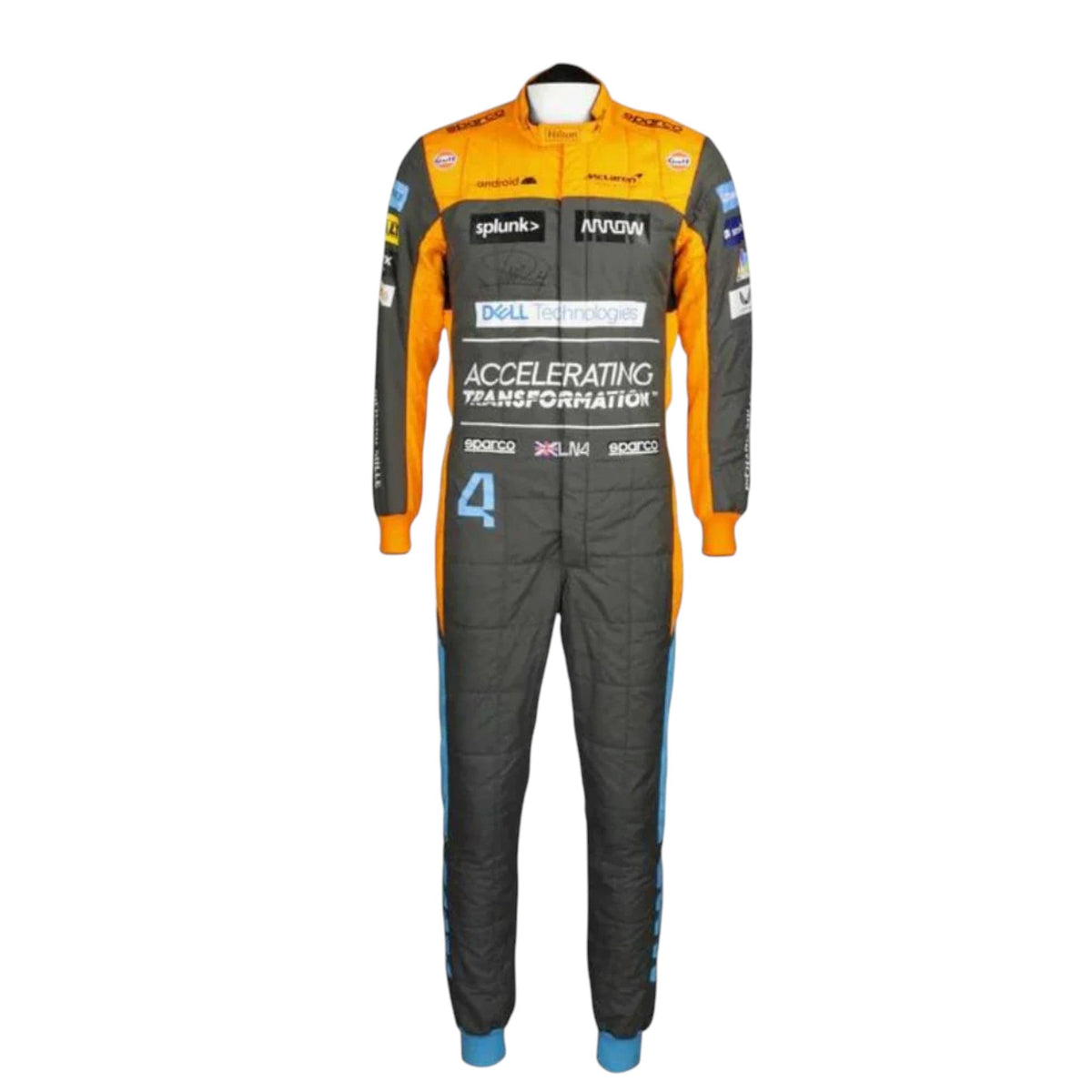 Lando Norris 2022 Mclaren F1 Race Suit - Barirah Racewear image 2