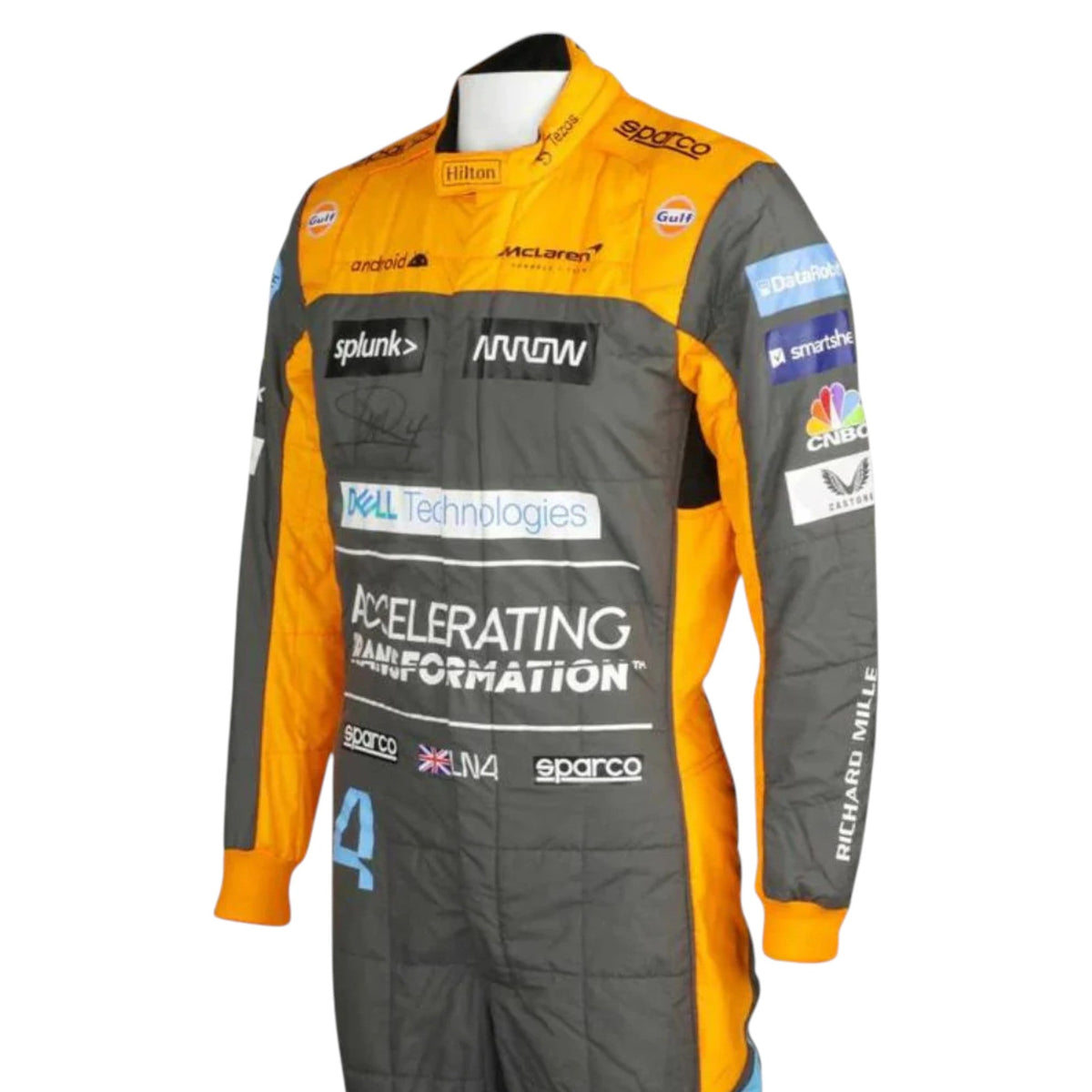 Lando Norris 2022 Mclaren F1 Race Suit - Barirah Racewear image 4