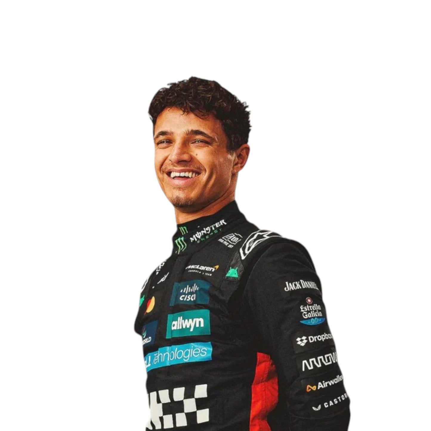 Lando Norris 2025 Mclaren Silverstone British GP F1 Race Suit - Barirah Racewear image 2