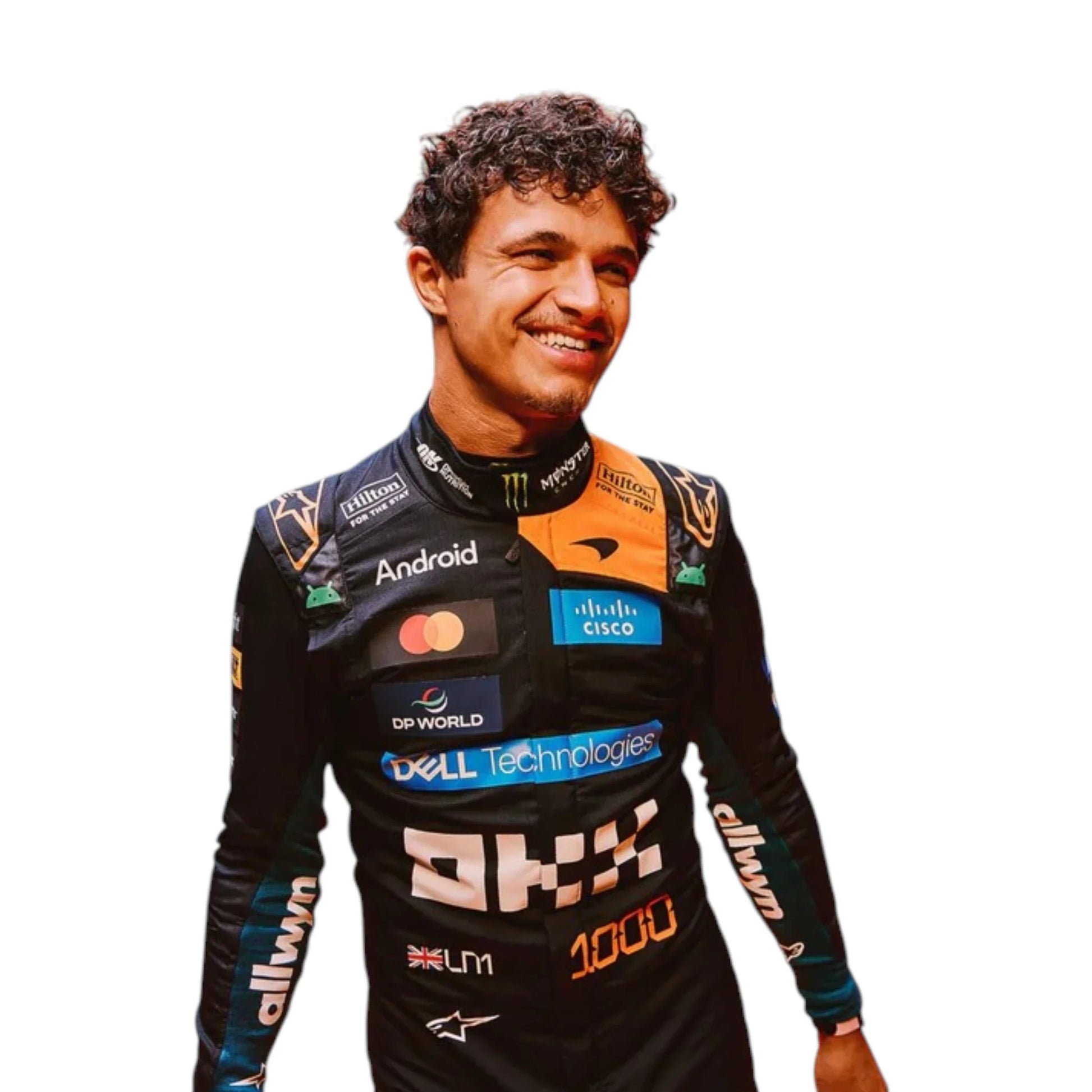 Lando Norris 2026 McLaren 1000th Monaco GP F1 Race Suit - Barirah Racewear image 1