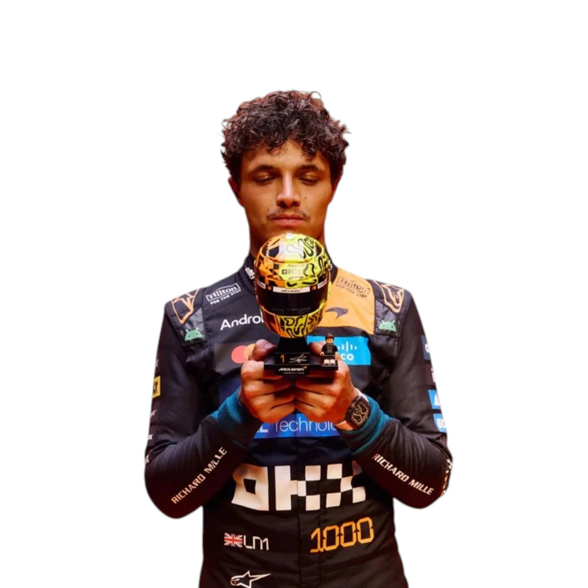 Lando Norris 2026 McLaren 1000th Monaco GP F1 Race Suit - Barirah Racewear image 2