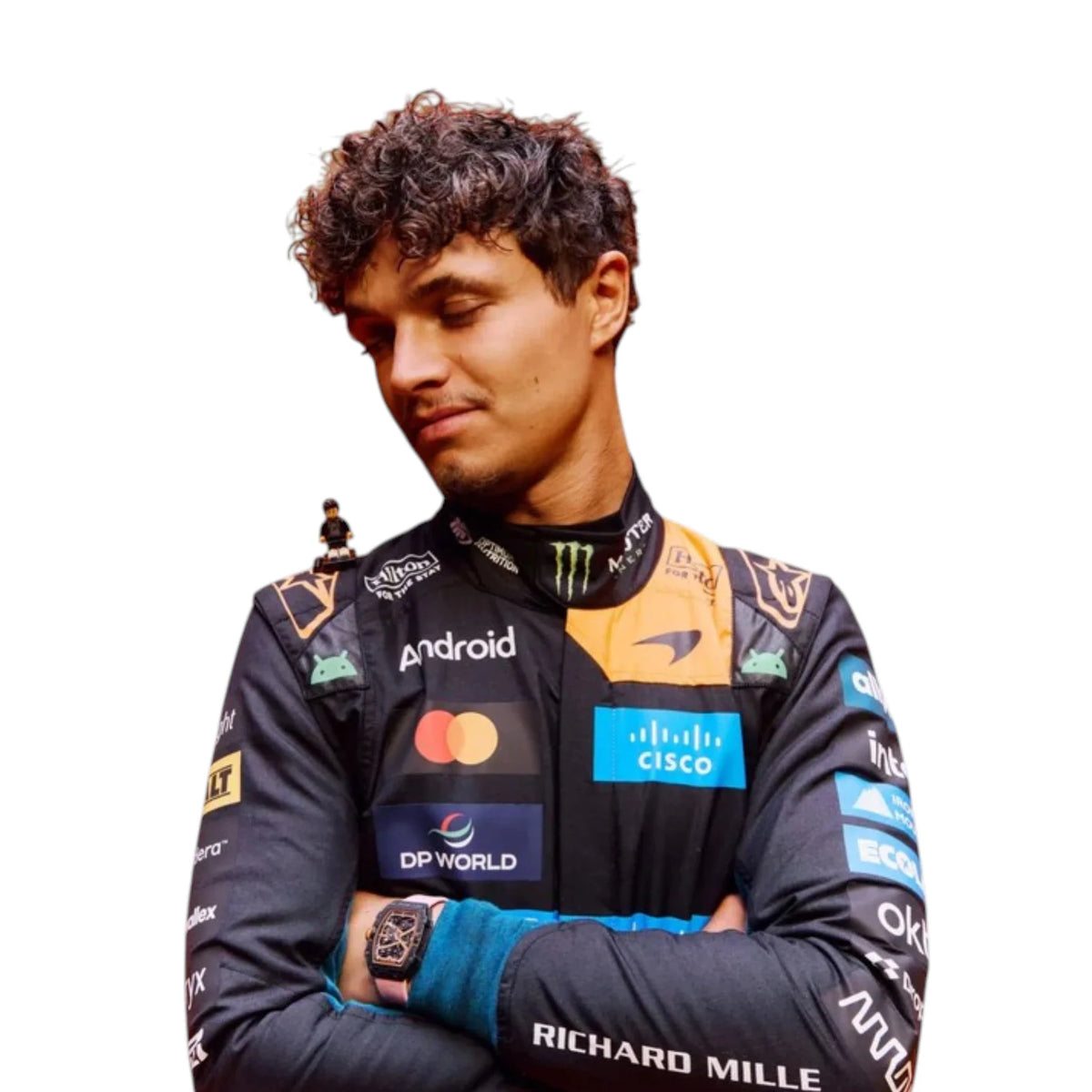 Lando Norris 2026 McLaren 1000th Monaco GP F1 Race Suit - Barirah Racewear image 3