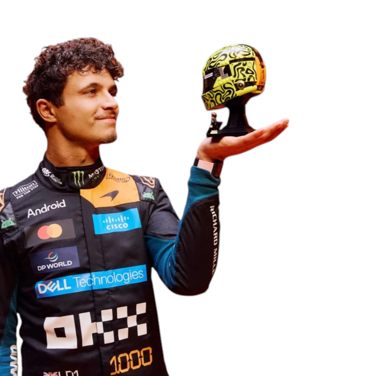 Lando Norris 2026 McLaren 1000th Monaco GP F1 Race Suit - Barirah Racewear image 4
