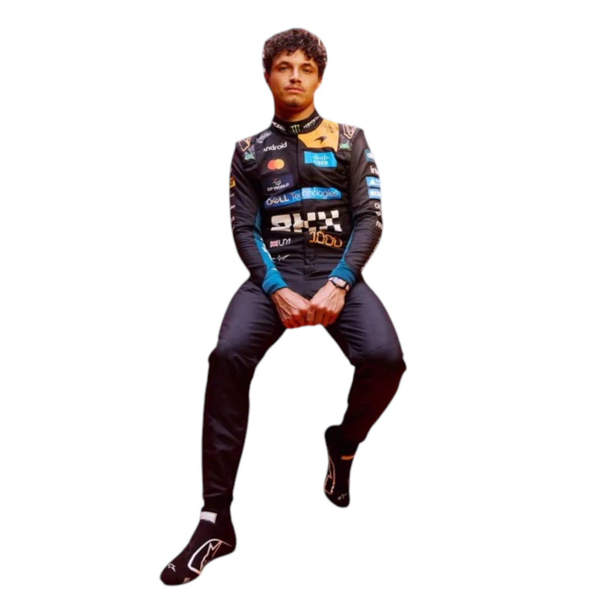 Lando Norris 2026 McLaren 1000th Monaco GP F1 Race Suit - Barirah Racewear image 5