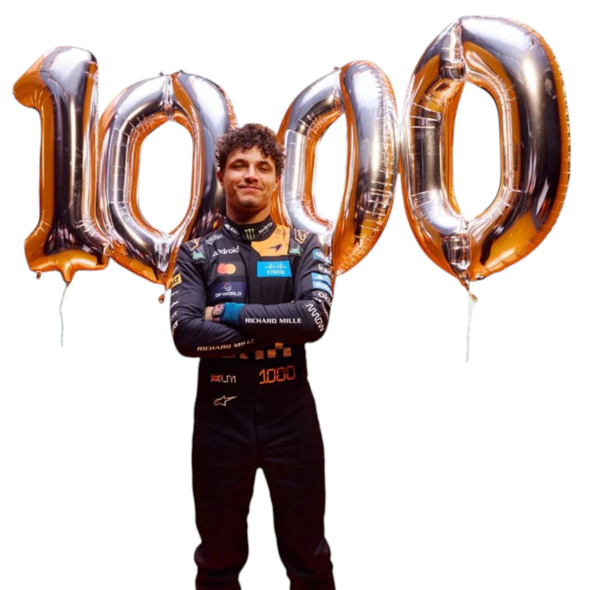 Lando Norris 2026 McLaren 1000th Monaco GP F1 Race Suit - Barirah Racewear image 6