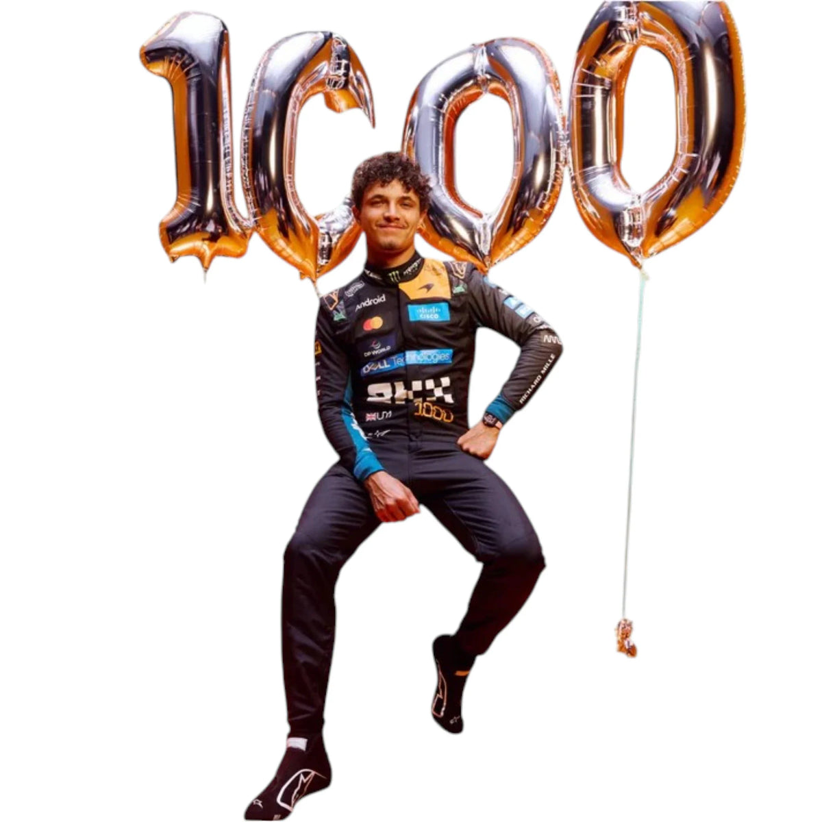 Lando Norris 2026 McLaren 1000th Monaco GP F1 Race Suit - Barirah Racewear image 7