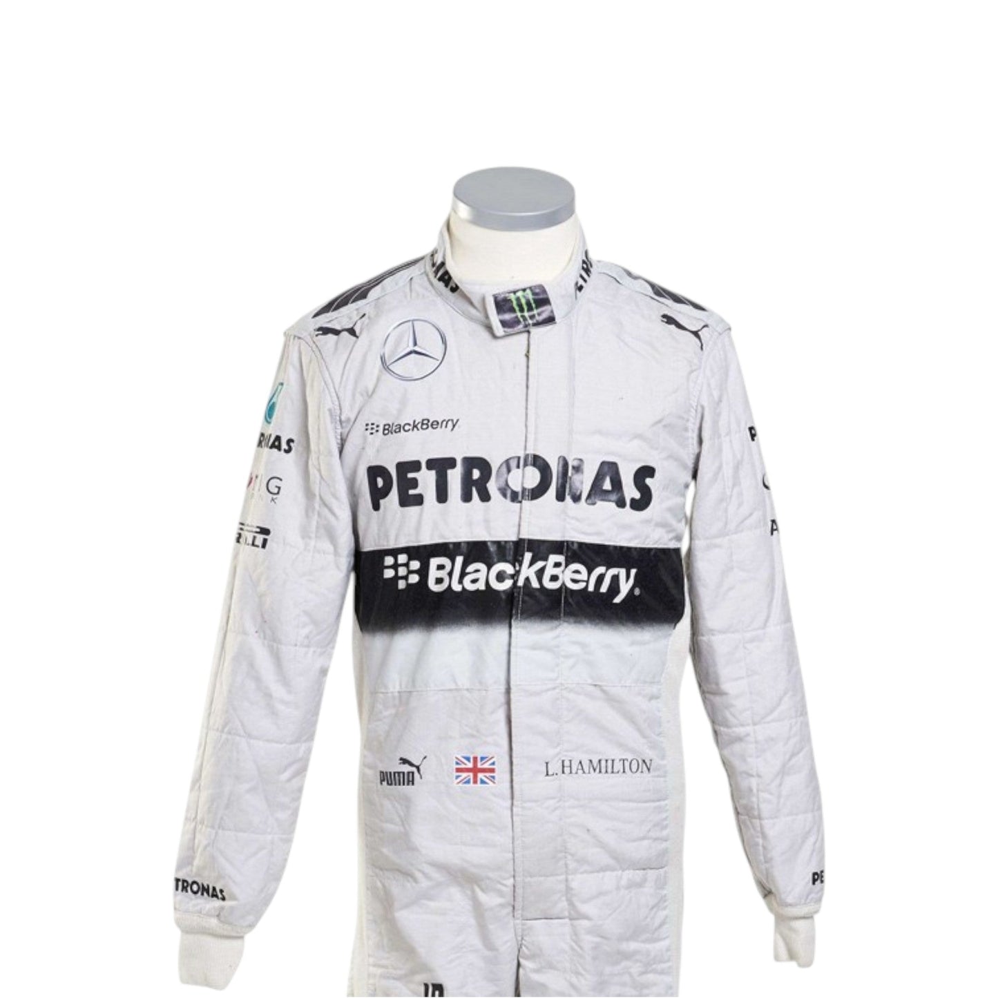 Lewis Hamilton 2014 Mercedes-AMG Petronas F1 Race Suit - Barirah Racewear image 1