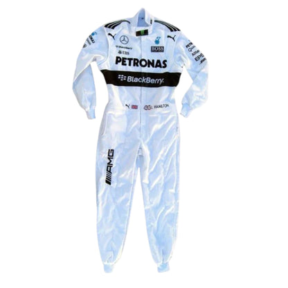 Lewis Hamilton 2015 Mercedes Petronas F1 Race Suit - Barirah Racewear image 1