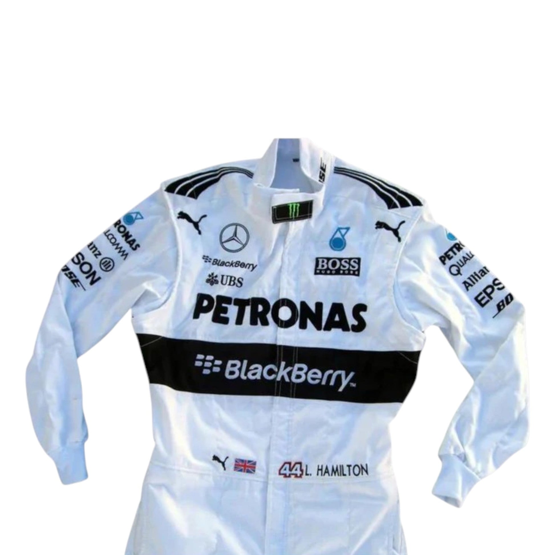Lewis Hamilton 2015 Mercedes Petronas F1 Race Suit - Barirah Racewear image 2