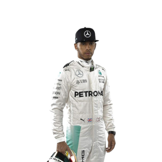 Lewis Hamilton 2016 Mercedes-AMG Petronas F1 Race Suit - Barirah Racewear image 1