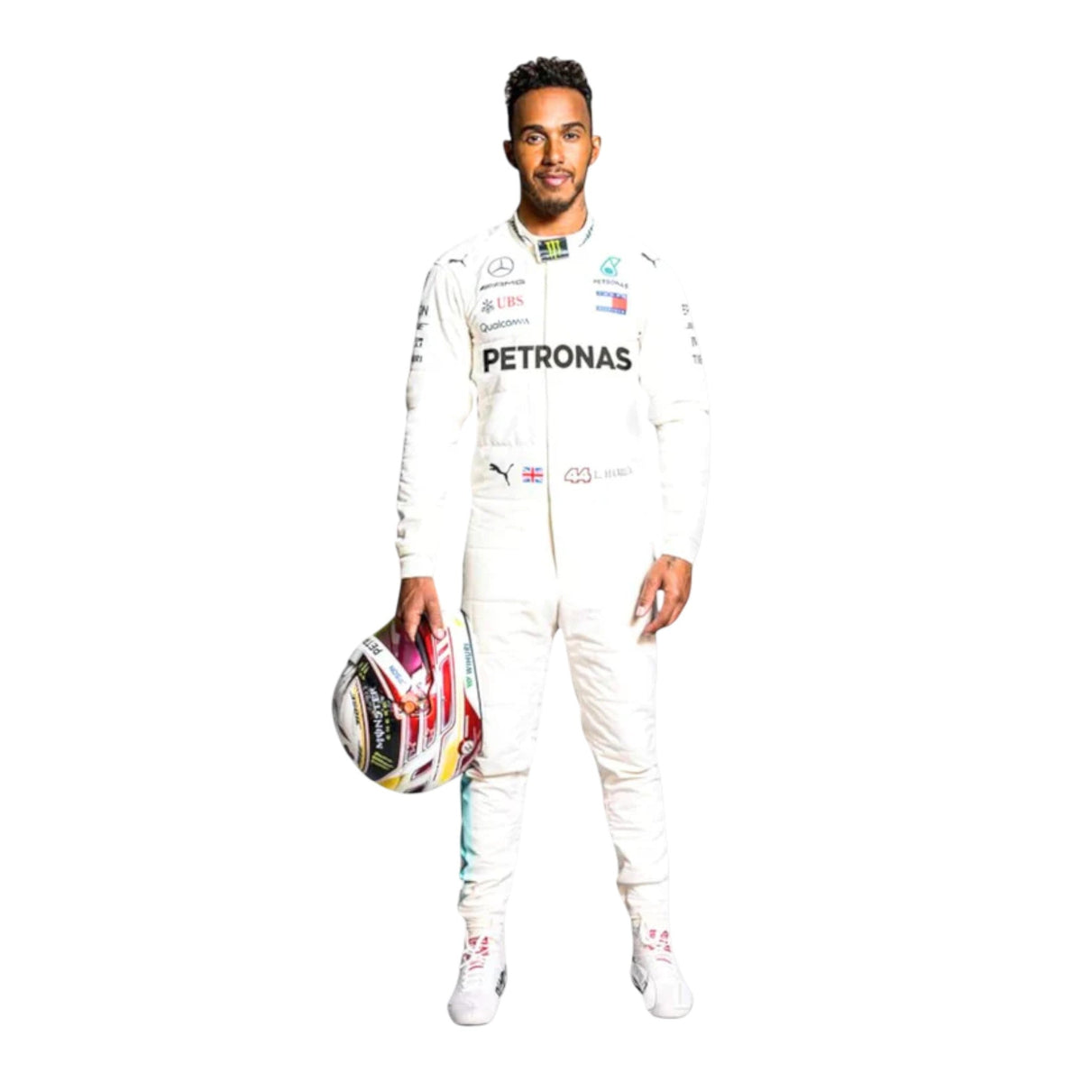 Lewis Hamilton 2018 Mercedes AMG Petronas F1 Race Suit - Barirah Racewear image 1
