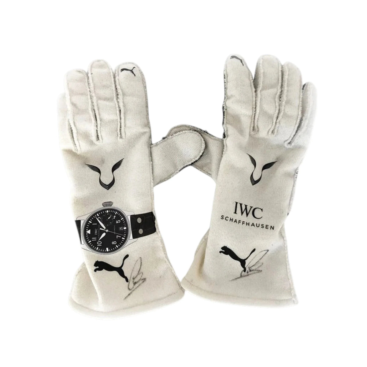 Lewis Hamilton 2019 Mercedes-AMG Petronas F1 Racing Gloves - Barirah Racewear image 1