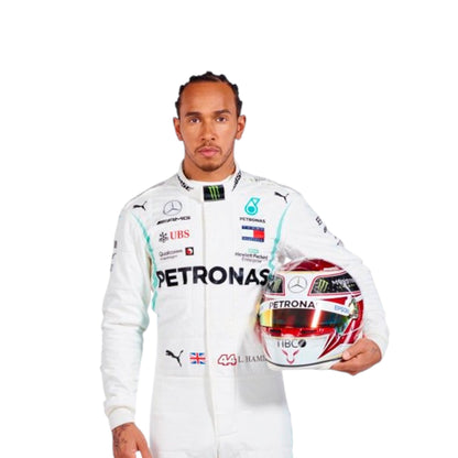Lewis Hamilton 2019 Mercedes AMG Petronas F1 Race Suit - Barirah Racewear image 1