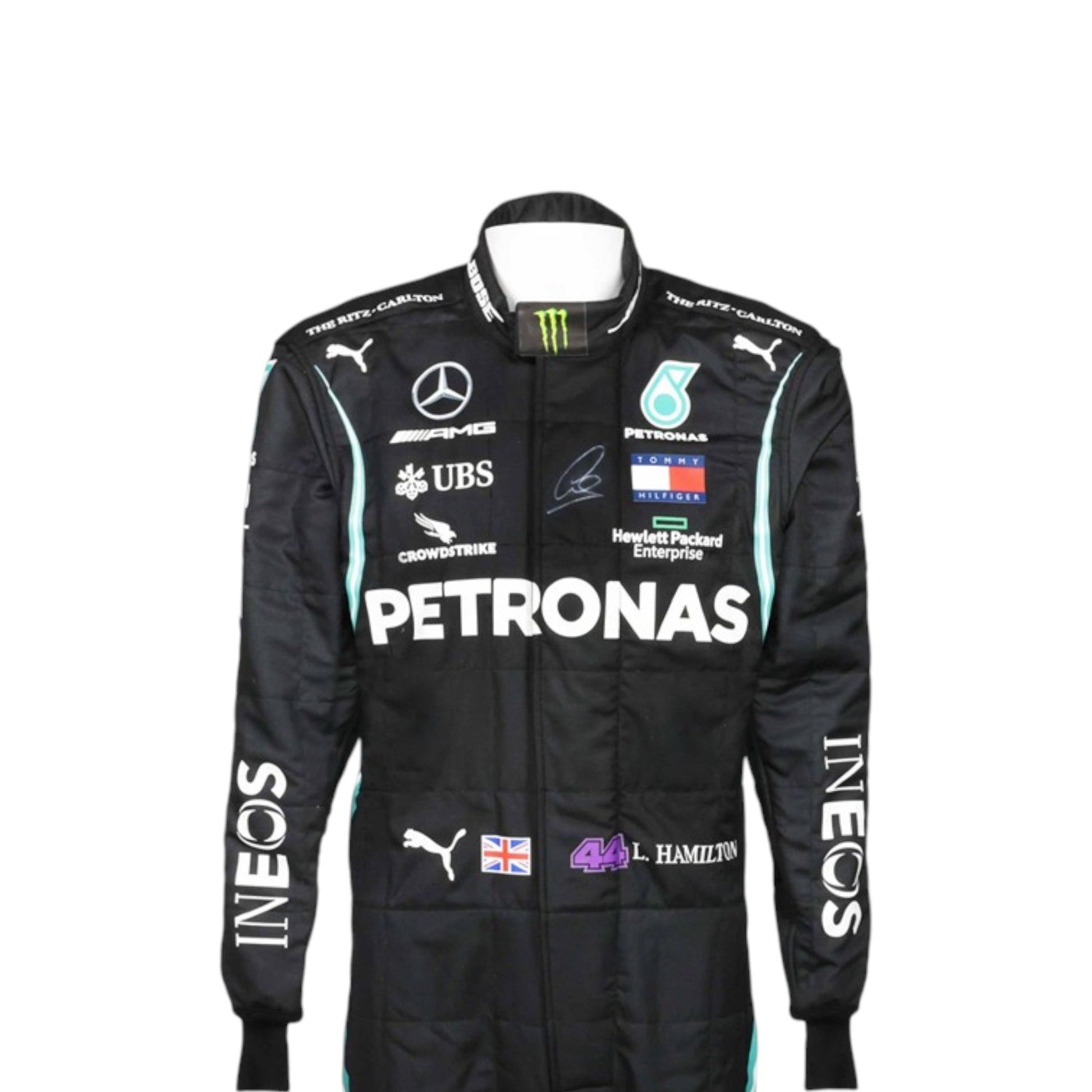 Lewis Hamilton 2020 Mercedes AMG Petronas F1 Race Suit - Barirah Racewear image 1