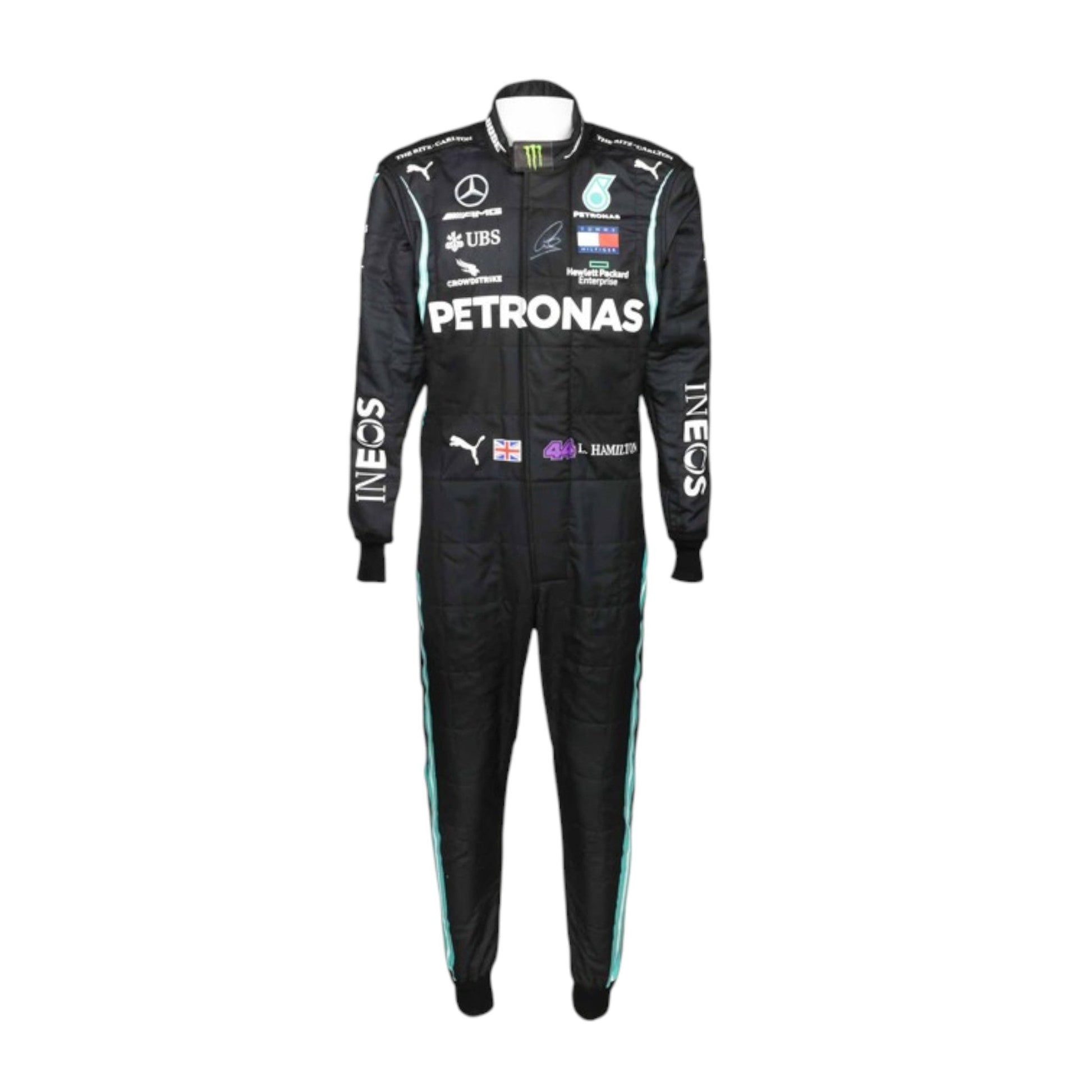 Lewis Hamilton 2020 Mercedes AMG Petronas F1 Race Suit - Barirah Racewear image 3