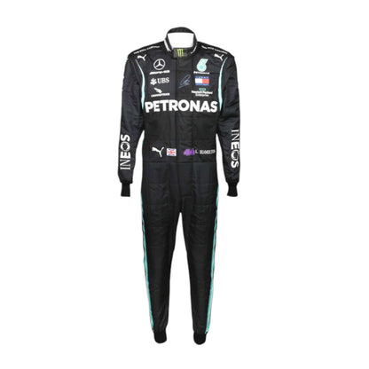 Lewis Hamilton 2020 Mercedes AMG Petronas F1 Race Suit - Barirah Racewear image 3
