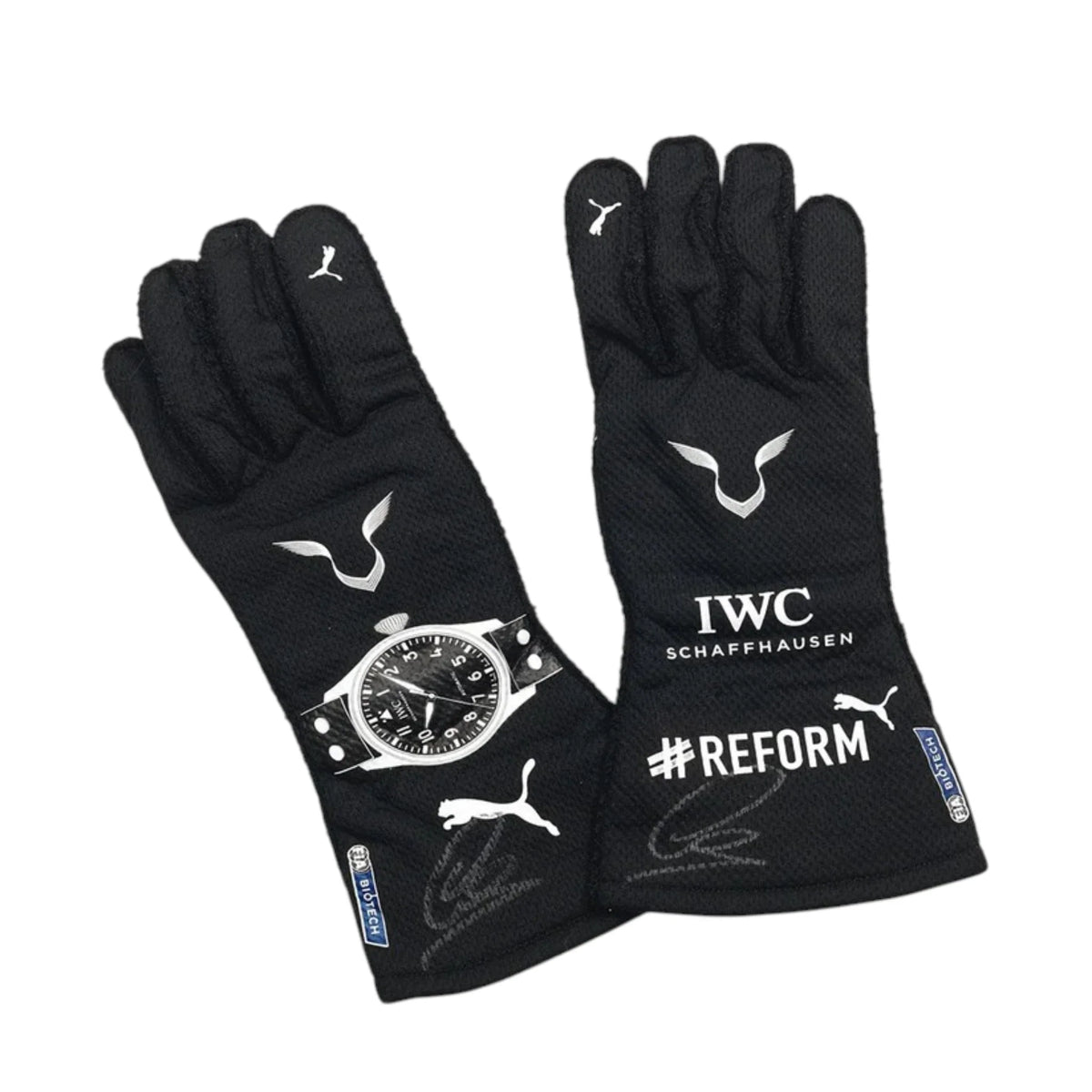 Lewis Hamilton 2021 Mercedes-AMG Petronas F1 Racing Gloves - Barirah Racewear image 1