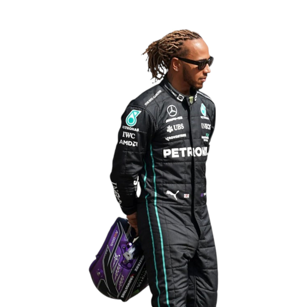 Lewis Hamilton 2022 Mercedes AMG Petronas F1 Race Suit - Barirah Racewear image 2