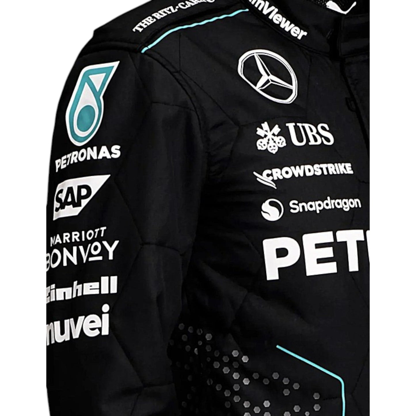 Lewis Hamilton 2024 Mercedes AMG Petronas F1 Race Suit - Barirah Racewear image 4