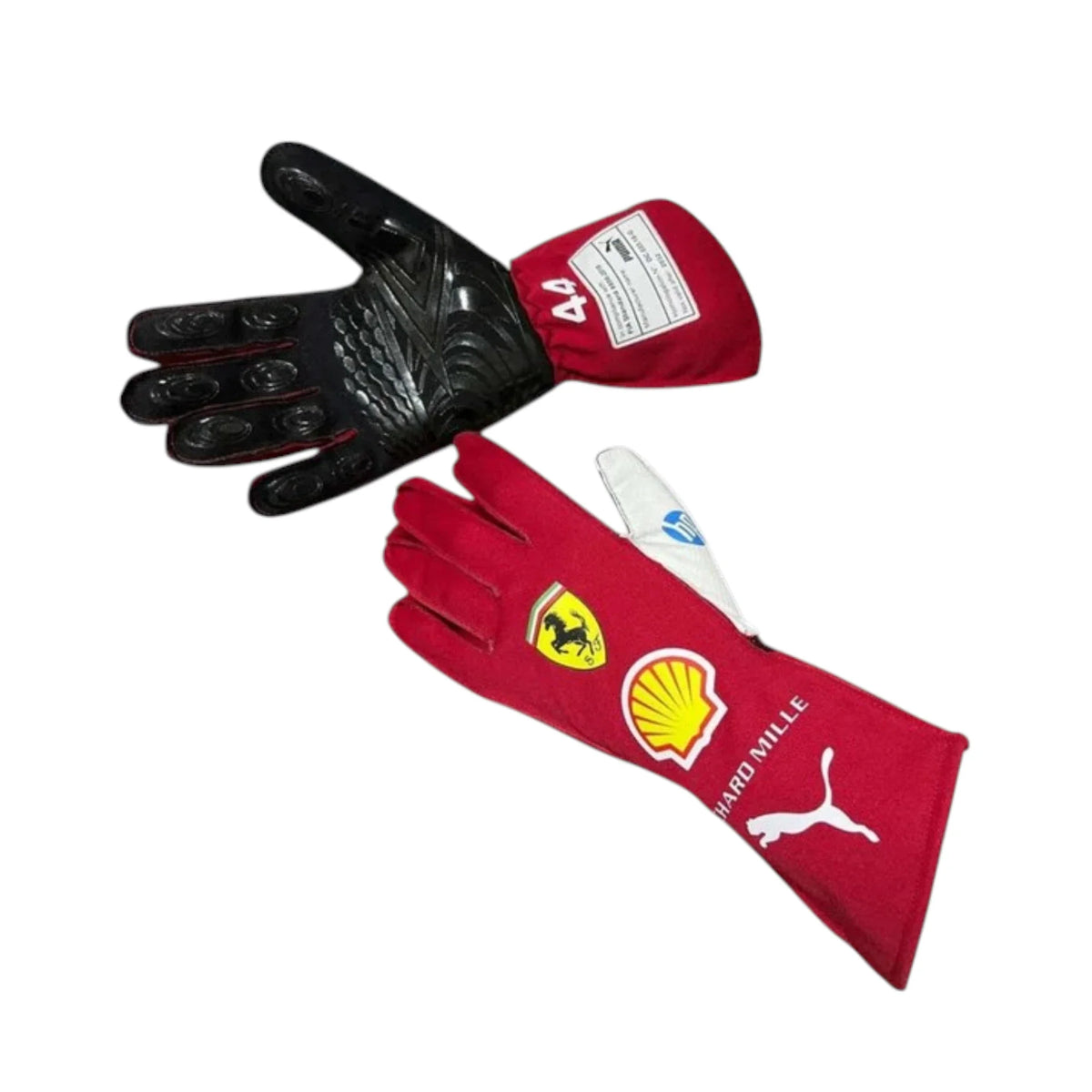 Lewis Hamilton 2025 Ferrari F1 Racing Gloves - Barirah Racewear image 4