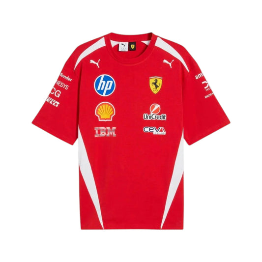 Lewis Hamilton 2025 Ferrari F1 Racing T-Shirt - Barirah Racewear image 1