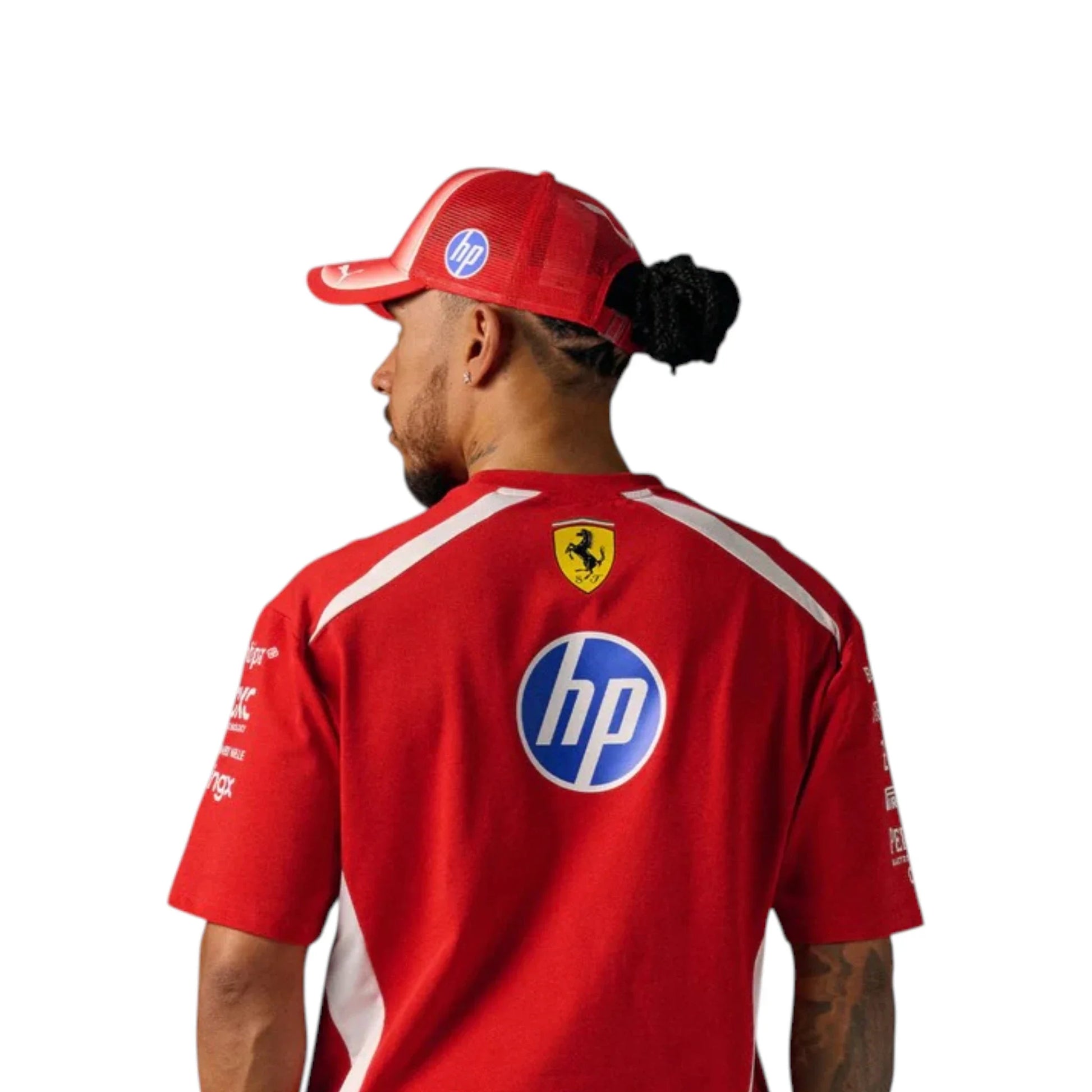 Lewis Hamilton 2025 Ferrari F1 Racing T-Shirt - Barirah Racewear image 4