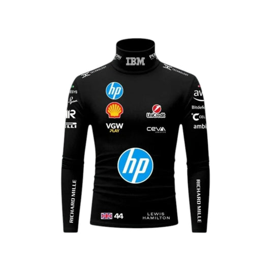 Lewis Hamilton 2025 Ferrari F1 Undershirt (Black) - Barirah Racewear image 1