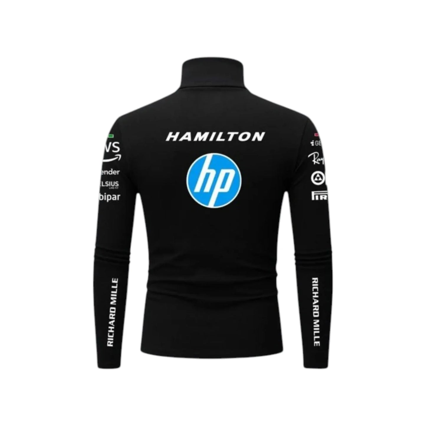 Lewis Hamilton 2025 Ferrari F1 Undershirt (Black) - Barirah Racewear image 2