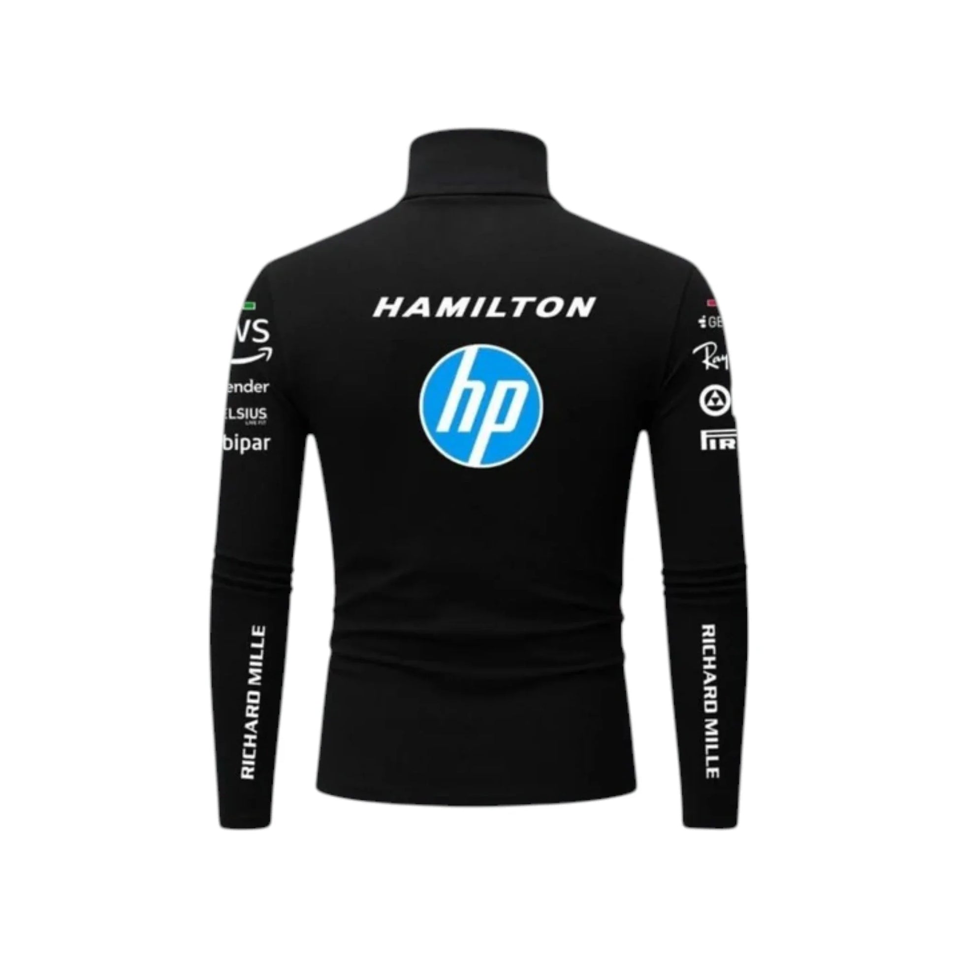 Lewis Hamilton 2025 Ferrari F1 Undershirt (Black) - Barirah Racewear image 2