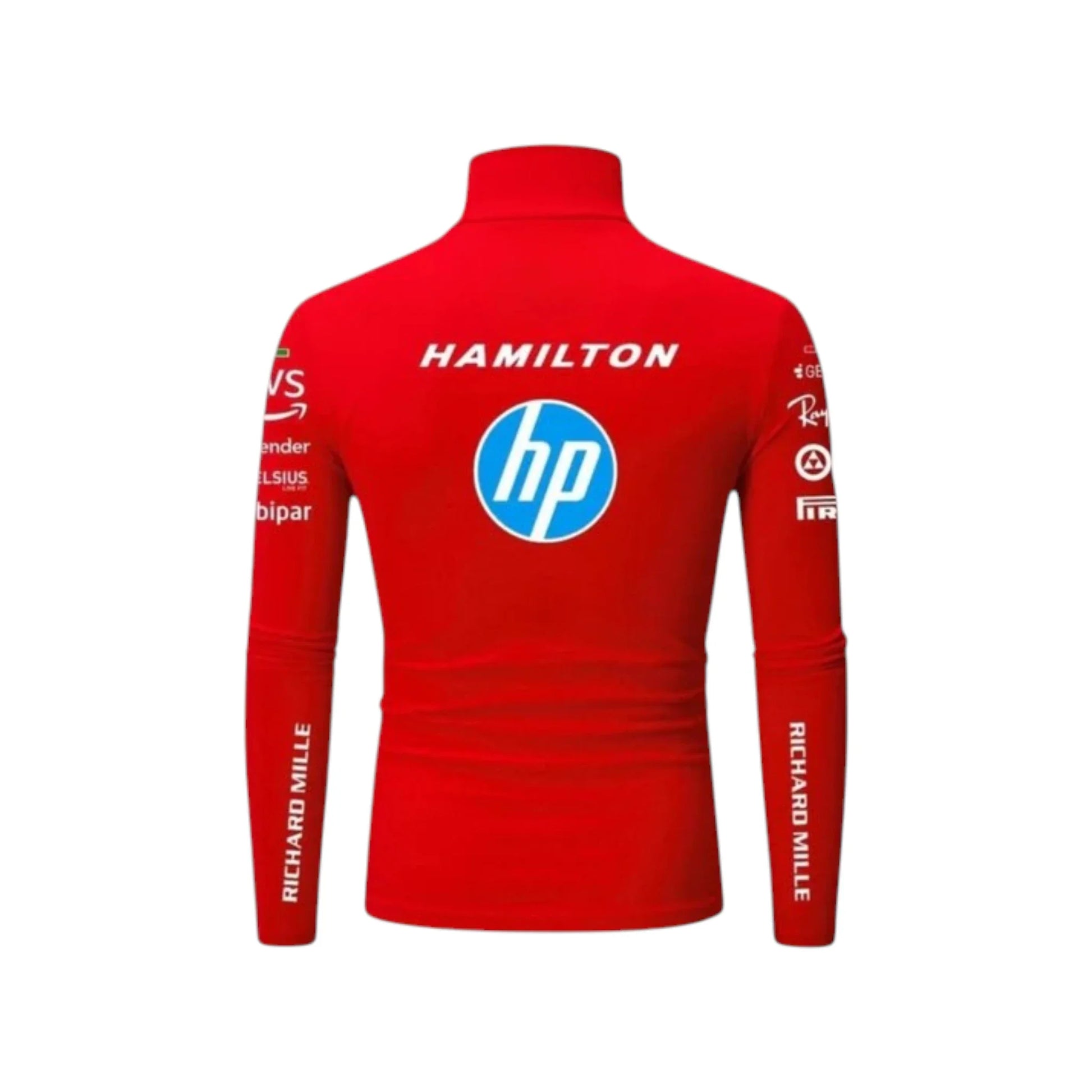 Lewis Hamilton 2025 Ferrari F1 Undershirt (Red) - Barirah Racewear image 2