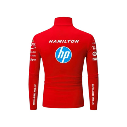 Lewis Hamilton 2025 Ferrari F1 Undershirt (Red) - Barirah Racewear image 2