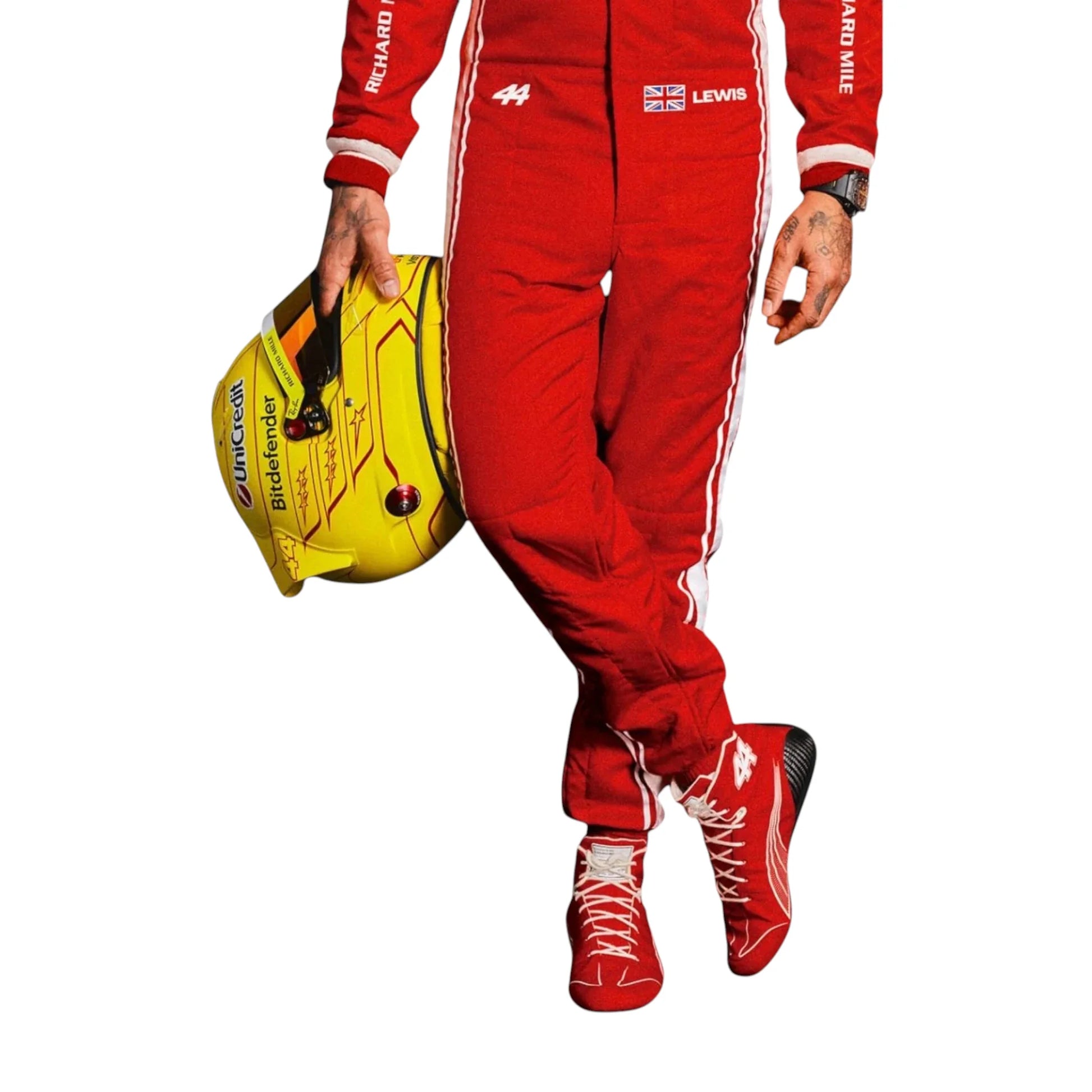 Lewis Hamilton 2026 Ferrari F1 Race Suit - Barirah Racewear image 5