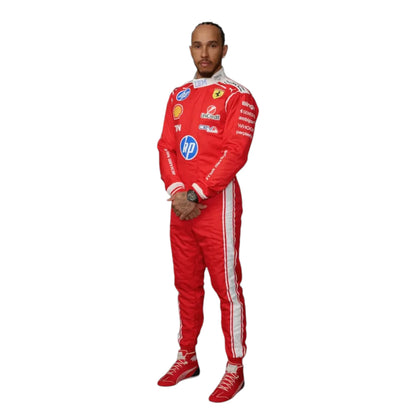 Lewis Hamilton 2026 Ferrari F1 Race Suit - Barirah Racewear image 2