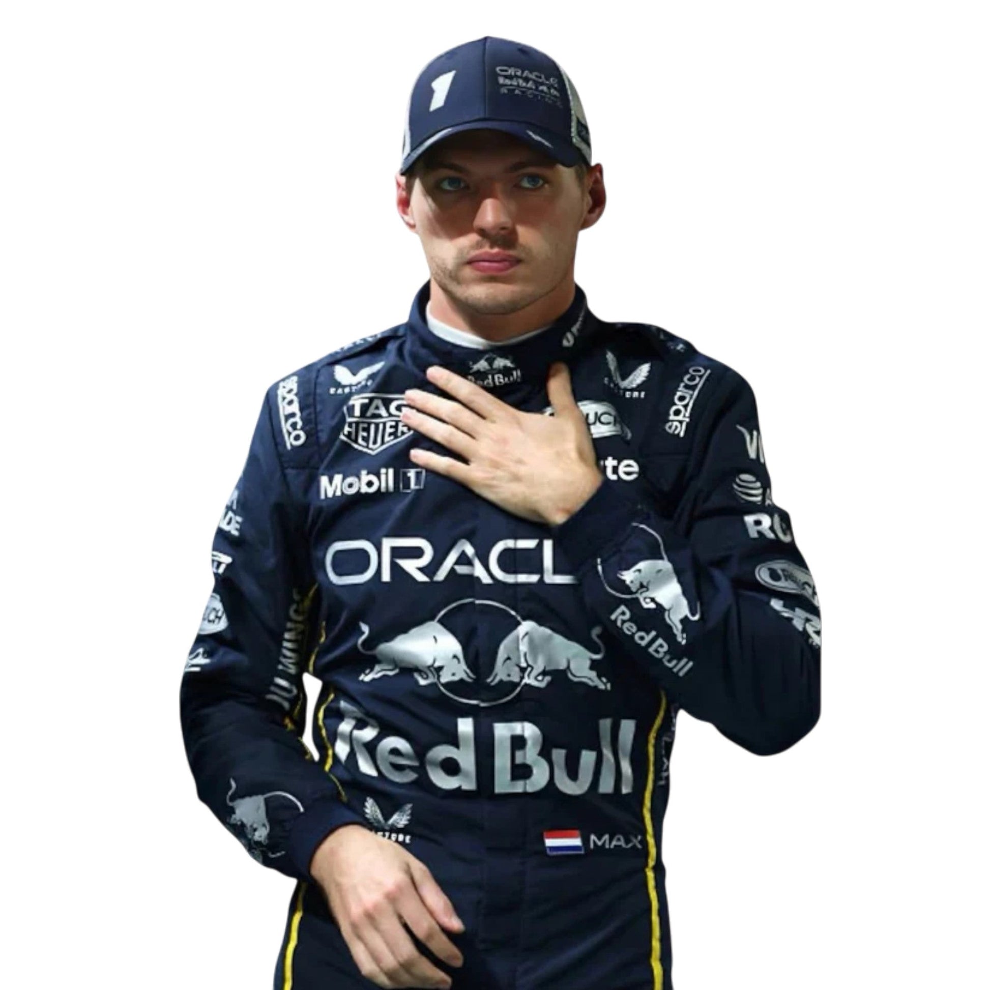 Max Verstappen 2025 Red Bull Las Vegas GP F1 Race Suit - Barirah Racewear image 2