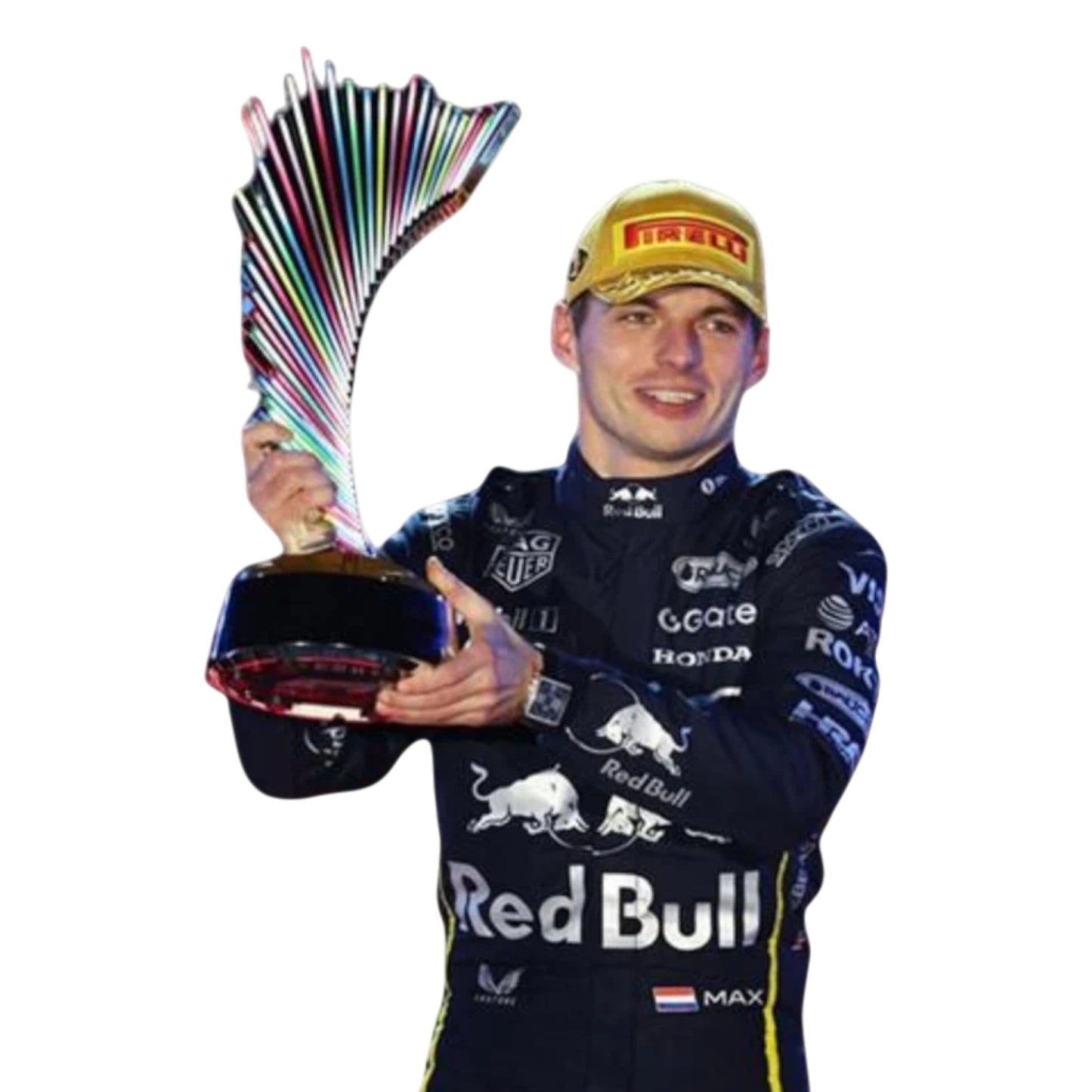 Max Verstappen 2025 Red Bull Las Vegas GP F1 Race Suit - Barirah Racewear image 4