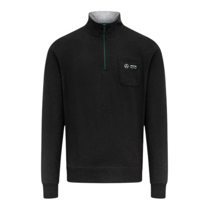 Mercedes-AMG Petronas Quarter Zip Pocket F1 Sweatshirt - Barirah Racewear image 1