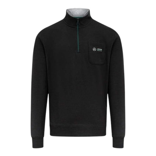 Mercedes-AMG Petronas Quarter Zip Pocket F1 Sweatshirt - Barirah Racewear image 1