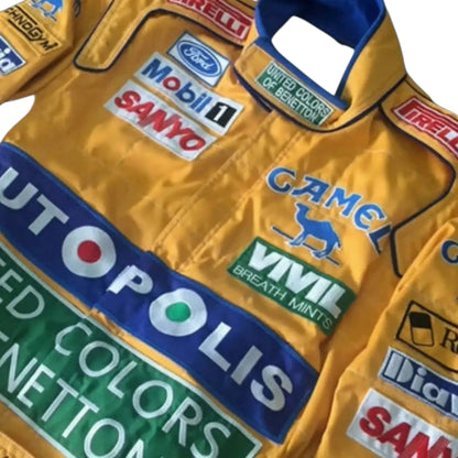 Michael Schumacher 1991 Benetton F1 Racing Suit - Barirah Racewear image 6