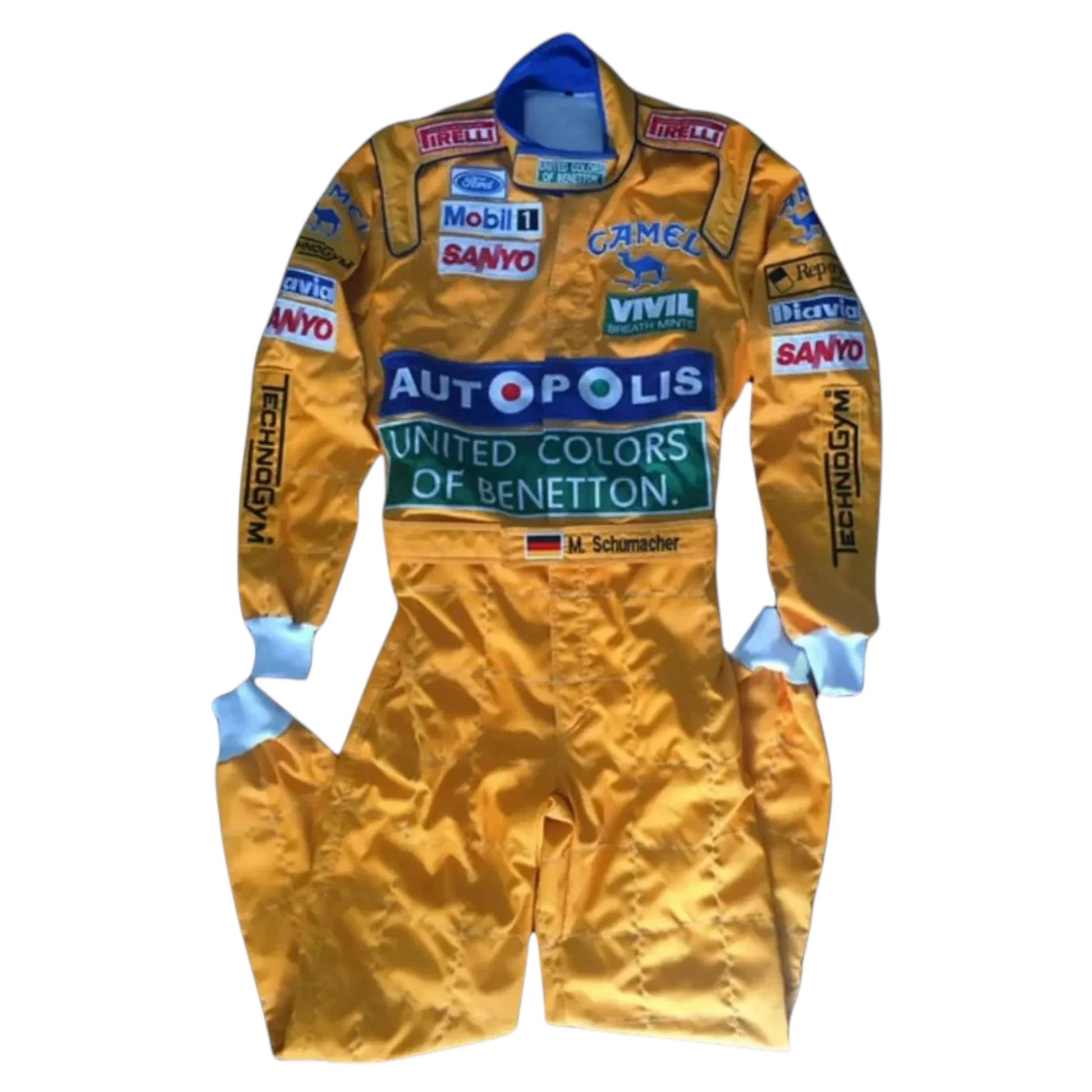 Michael Schumacher 1991 Benetton F1 Racing Suit - Barirah Racewear image 1