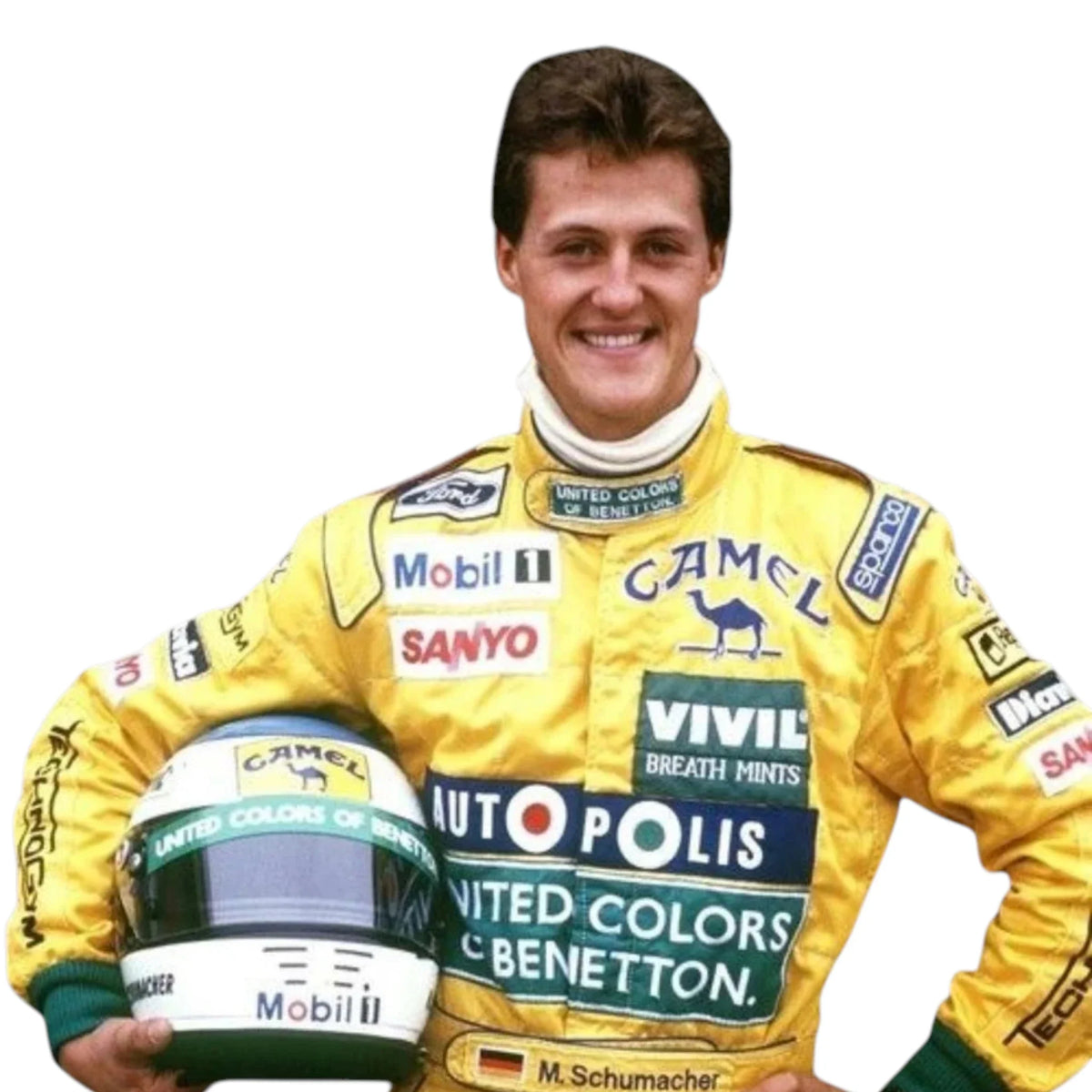 Michael Schumacher 1991 Benetton F1 Racing Suit - Barirah Racewear image 2