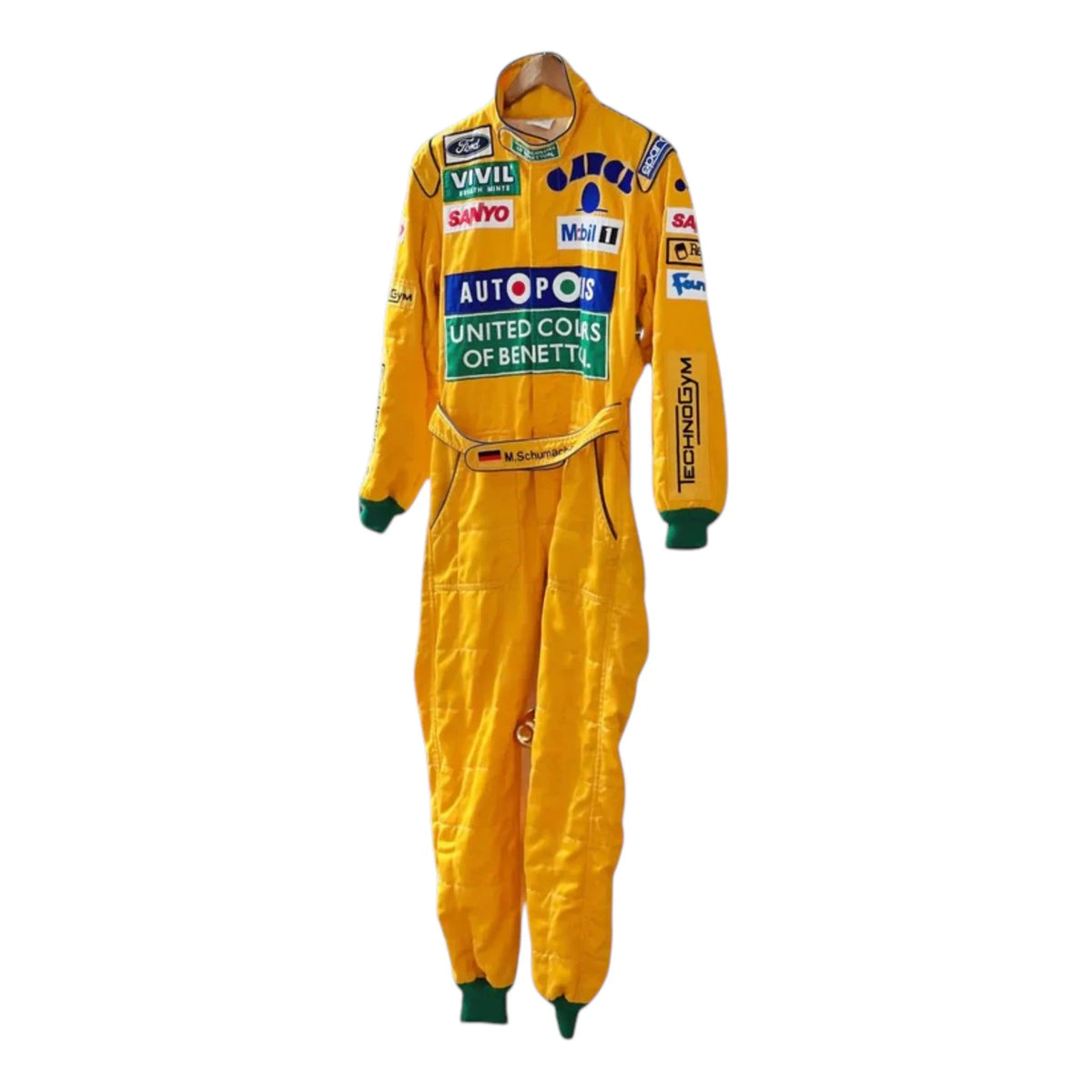 Michael Schumacher 1992 Benetton Belgian GP F1 Racing Suit - Barirah Racewear image 5