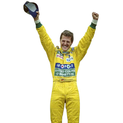 Michael Schumacher 1992 Benetton Belgian GP F1 Racing Suit - Barirah Racewear image 6