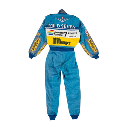 Michael Schumacher 1995 Benetton F1 Racing Suit - Barirah Racewear image 2