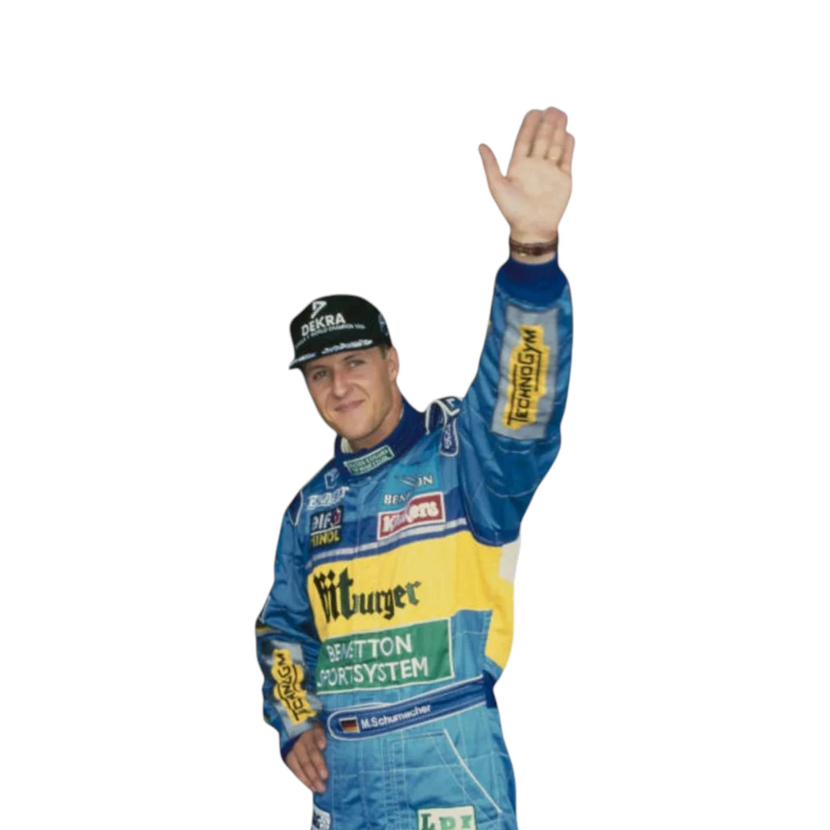 Michael Schumacher 1995 Benetton F1 Racing Suit - Barirah Racewear image 3