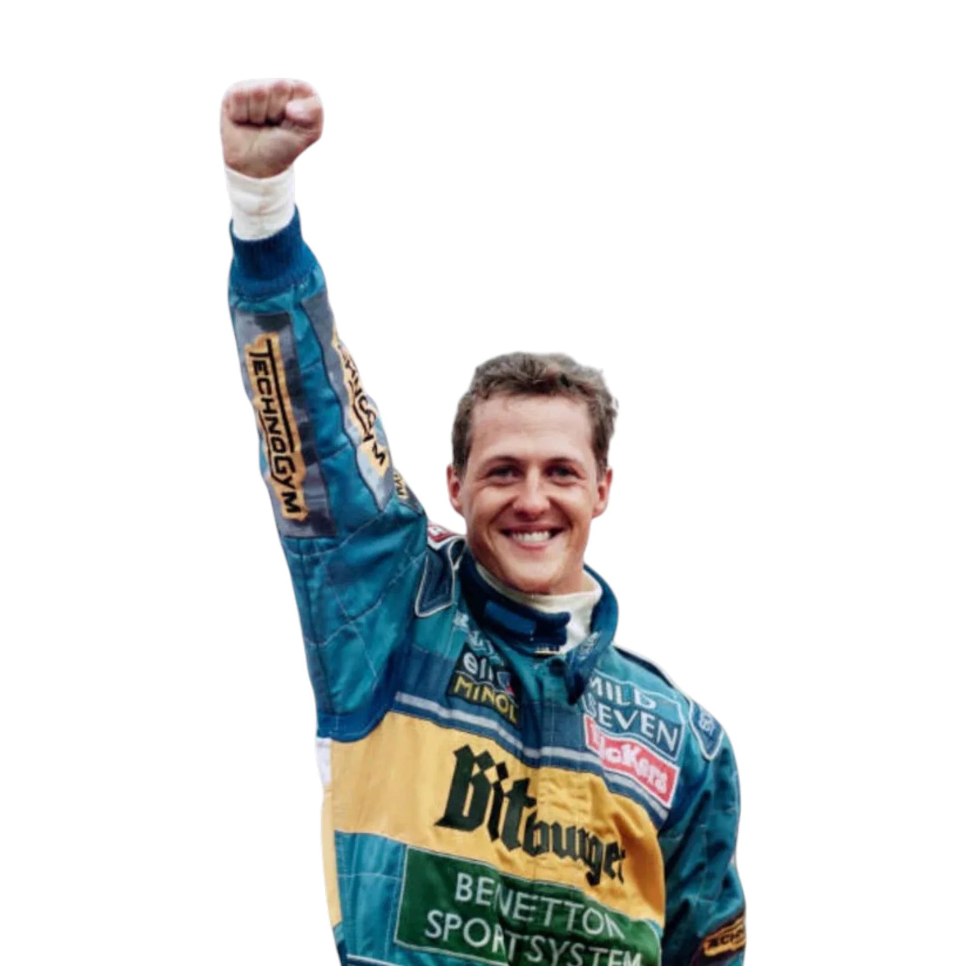 Michael Schumacher 1995 Benetton F1 Racing Suit - Barirah Racewear image 4
