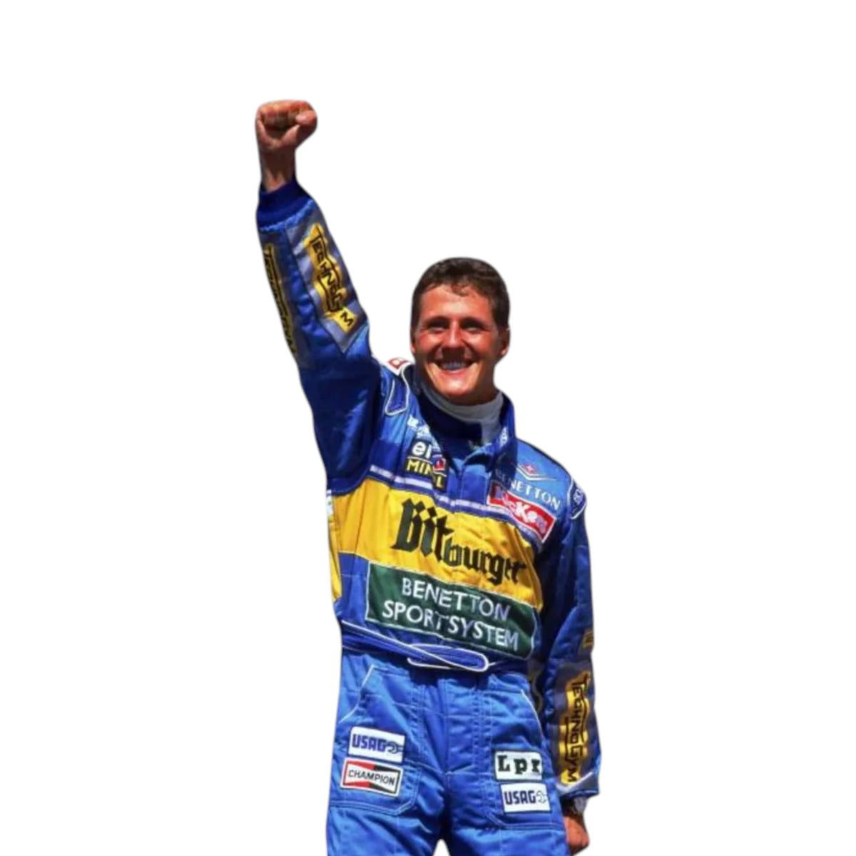 Michael Schumacher 1995 Benetton F1 Racing Suit - Barirah Racewear image 5