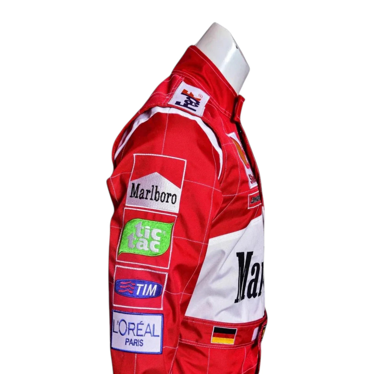 Michael Schumacher 2001 Ferrari Belgian GP F1 Racing Suit - Barirah Racewear image 4