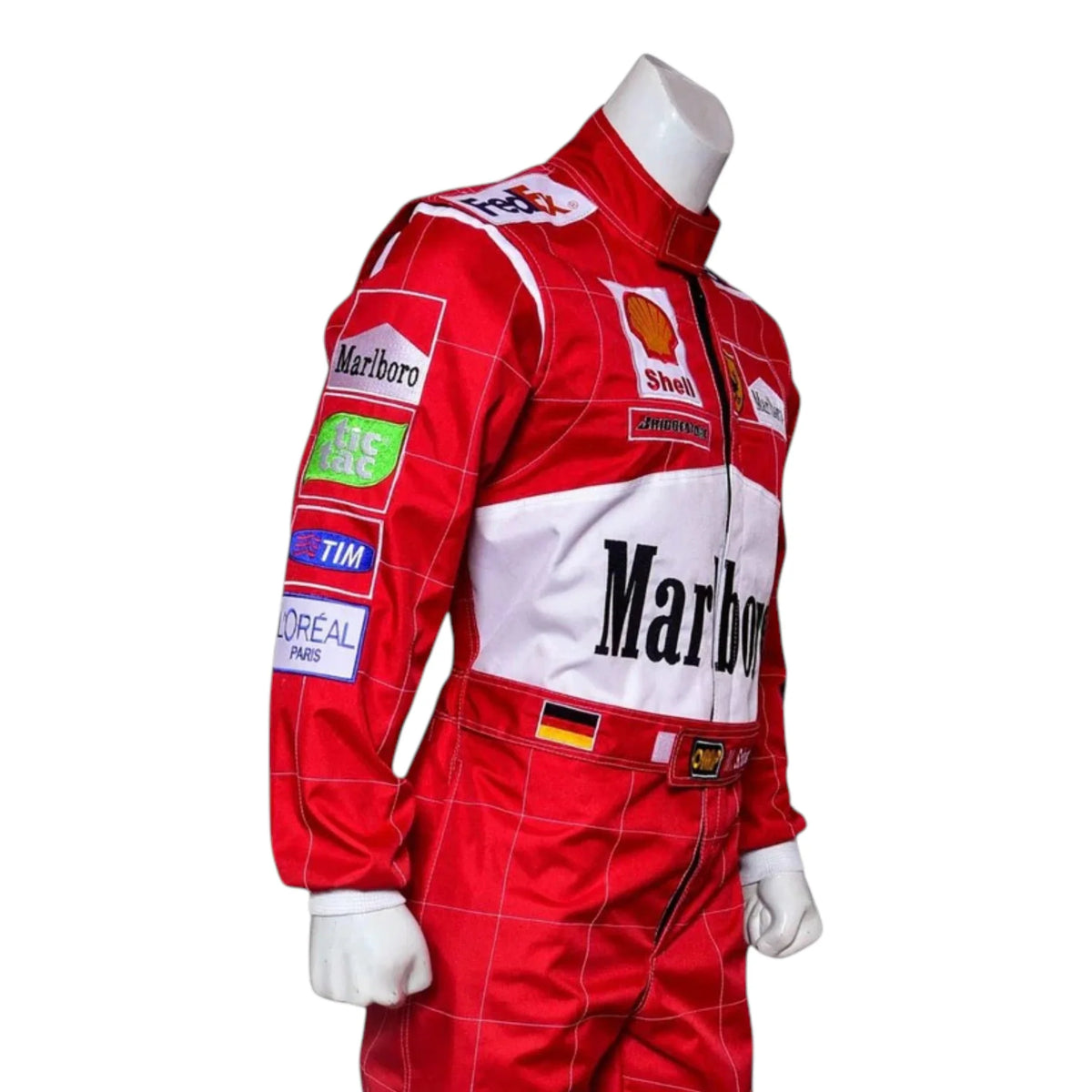 Michael Schumacher 2001 Ferrari Belgian GP F1 Racing Suit - Barirah Racewear image 5